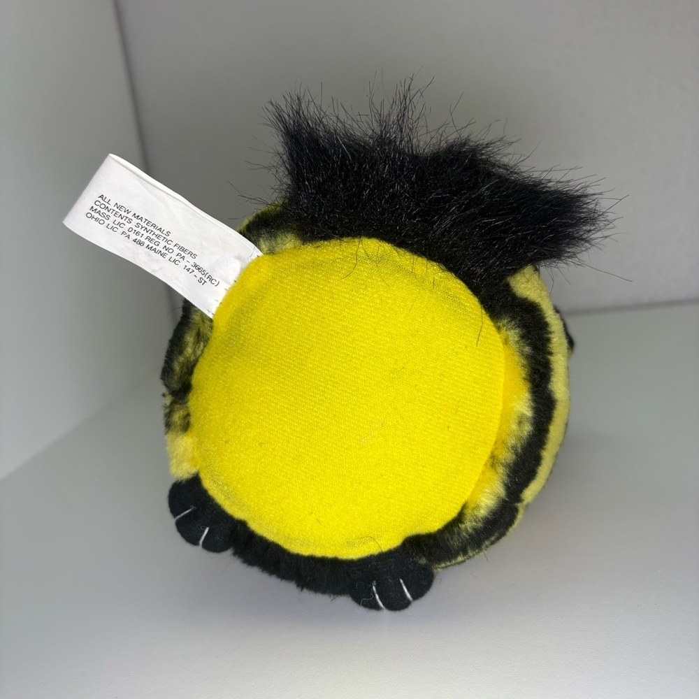 1999 Nanco Furby Bumblebee Plush Stuffed Toy Yellow Black Stripes - Picture 7 of 9